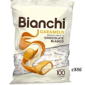 Caramelo Bianchi Relleno Sabor a Chocolate Blanco