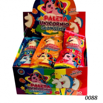 Paleta Unicornio Glowstick