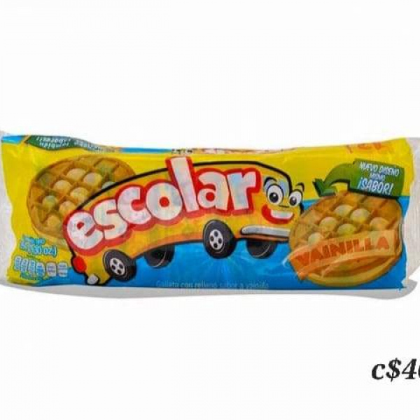 Galleta Escolar Vainilla 