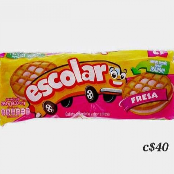 Galleta Escolar de Fresa