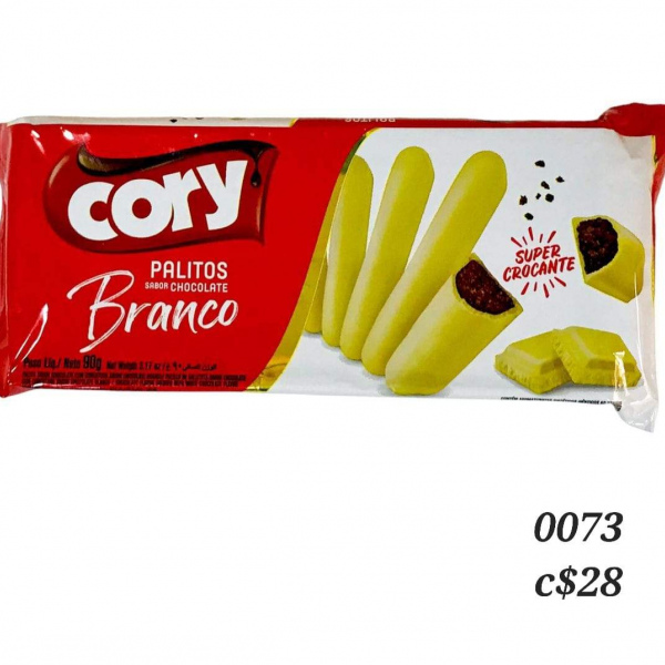 Cory Palitos Sabor Chocolate Blanco